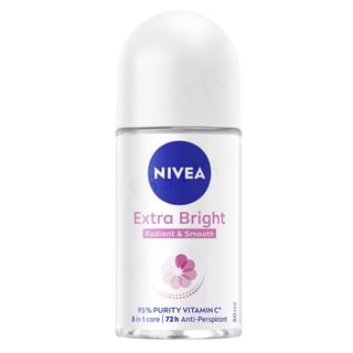 NIVEA - Extra Bright Radiant & Smooth 95% Purity Vitamin C Deodorant Roll On