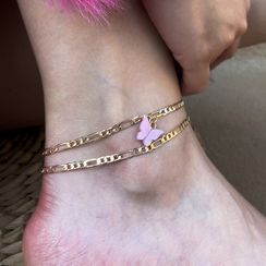 Seirios - Set: Alloy Butterfly Anklet Seirios - Set: Alloy Butterfly Anklet