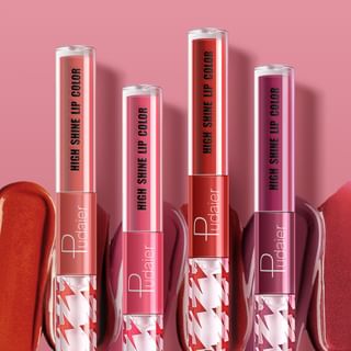 Pudaier - Dual-Ended High Shine Mirror Lip Gloss - 16 Colors