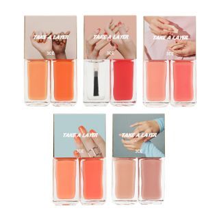 3CE - Take A Layer Layering Nail Lacquer - 5 Colors