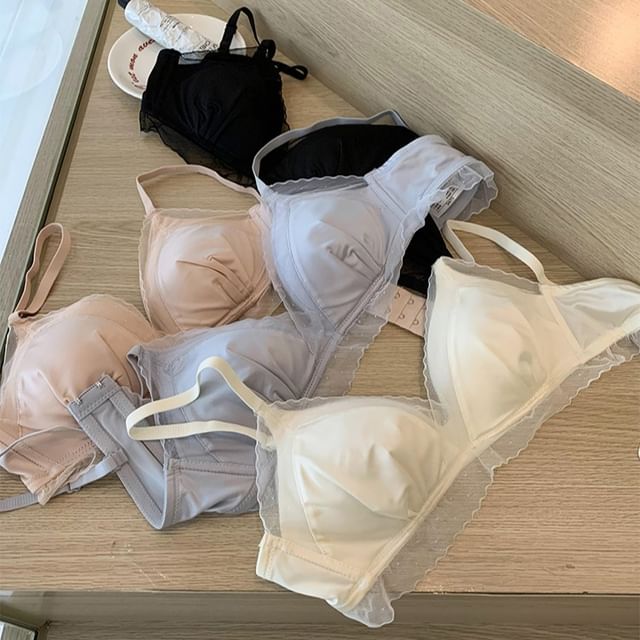 Candyiry-Lace Triangle Bralette