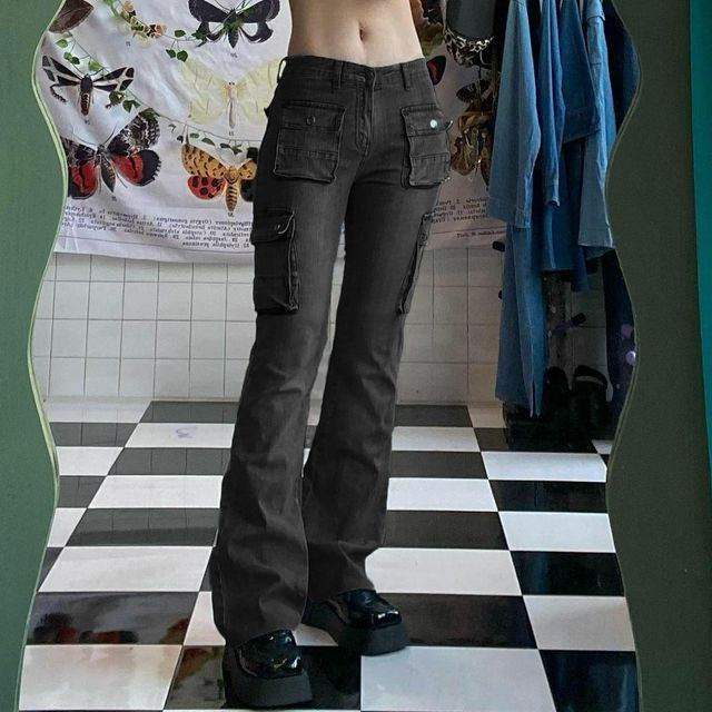Puffie Plain LowRise Bootcut Jeans YesStyle