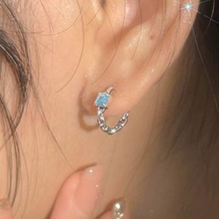 Parskletie-Gemstone Hook Earring