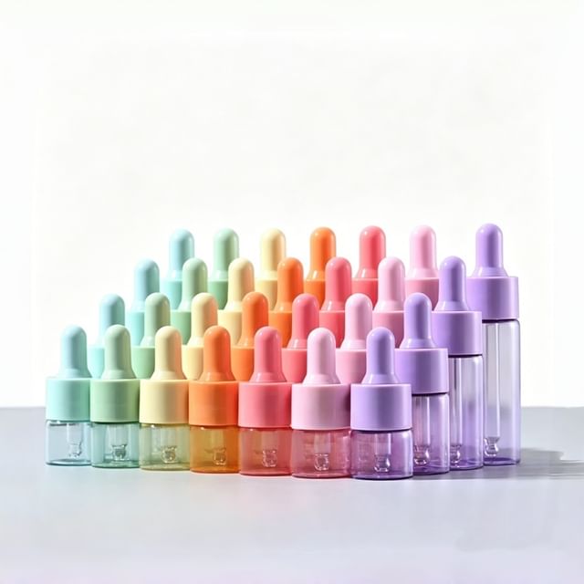 Buttermilk-Flacon compte-gouttes de voyage en verre couleur pastel différents coloris