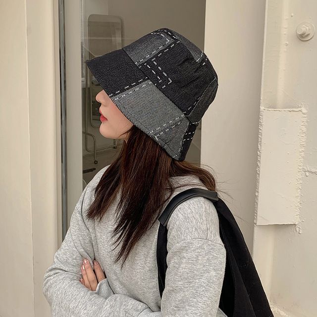 Frior-Color Block Bucket Hat