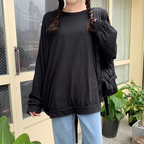 Oversized Summer Cotton Sweatshirt 