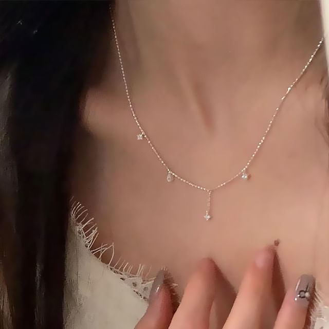 Panda Dama-Rhinestone Dainty Necklace