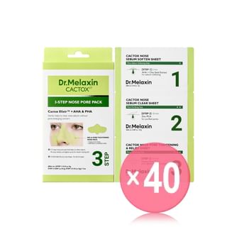 Dr.Melaxin - Cactox 3-Step Nose Pore Pack Set (x40) (Bulk Box)