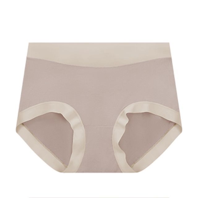 fromflora - Plain Contrast Trim Bikini Panties