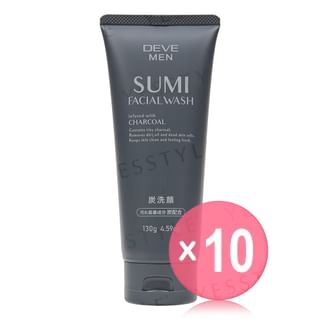 KUMANO COSME - Deve Men Sumi Facial Wash 10pcs Bundle Set