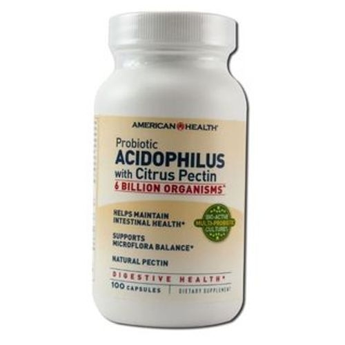 American Health Probiotic Acidophilus with Citrus Pectin, 100 Capsules YesStyle