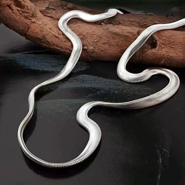 Lilafey-Metal Chain Necklace