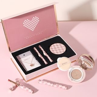 MANSLY - Checkerboard Satin Makeup Gift Set