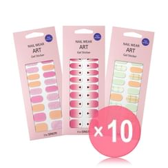 The Saem - Nail Wear Art Gel Sticker - 11 Types (x10) (Bulk Box)