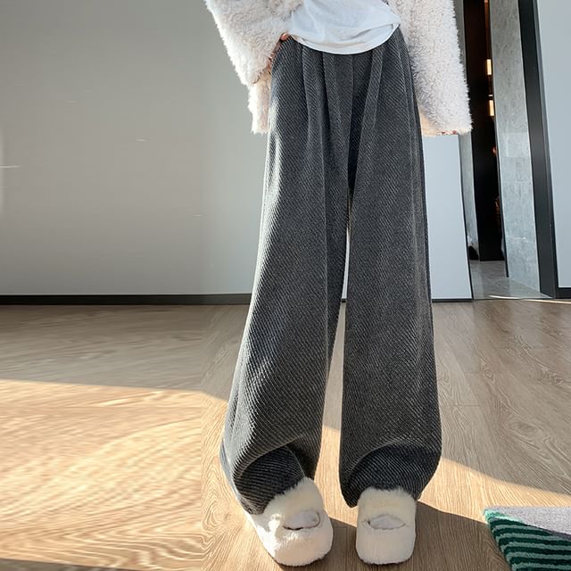 Magimomo-High Rise Glitter Wide Leg Pants