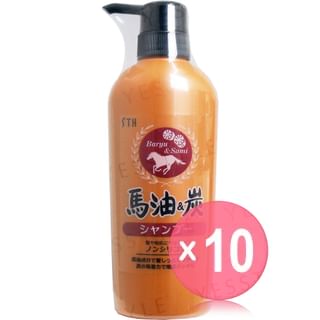 STH - Horse Oil & Charcoal Non Silicone Shampoo (x10) (Bulk Box)
