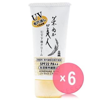 NIHONSAKARI - KOMENUKA BIJIN UV Base Cream SPF 22 PA++ (x6) (Bulk Box)