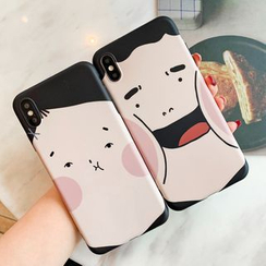 Sugar&Spice - Cartoon Face Print Mobile Case - iPhone XS Max / XS / XR / X / 8 / 8 Plus / 7 / 7 Plus / 6S / 6S Plus Sugar&Spice - Cartoon Face Print Mobile Case - iPhone XS Max / XS / XR / X / 8 / 8 Plus / 7 / 7 Plus / 6S / 6S Plus