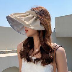 Kalamate - Plain Sun Hat with Face & Neck Flap