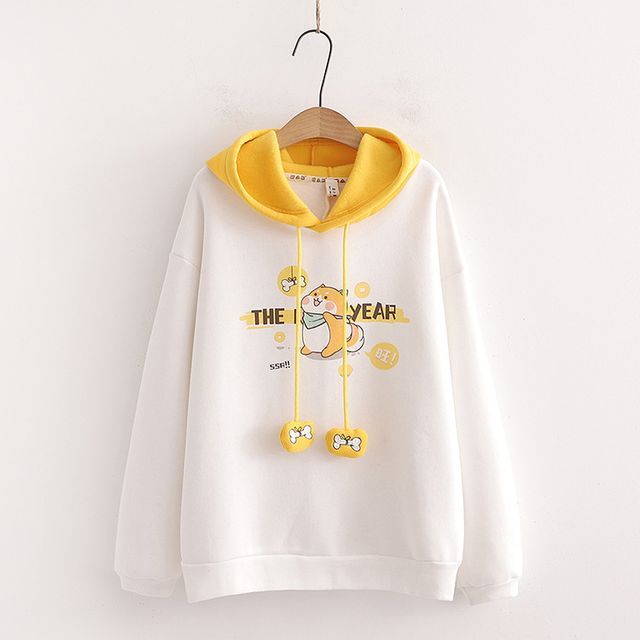 Kawaii fairyland 2025 dog print hoodie