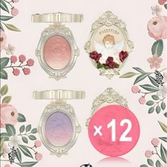 CHEERFLOR - Angel Apocalypse Embossed Gradient Blusher - 2 Types (x12) (Bulk Box)