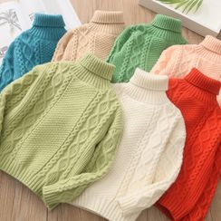 Seashells Kids - Kids Turtleneck Sweater Seashells Kids - Kids Turtleneck Sweater