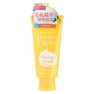 Shiseido - Senka Perfect Whip Yuzu Vit C Poreless Glow Face Wash