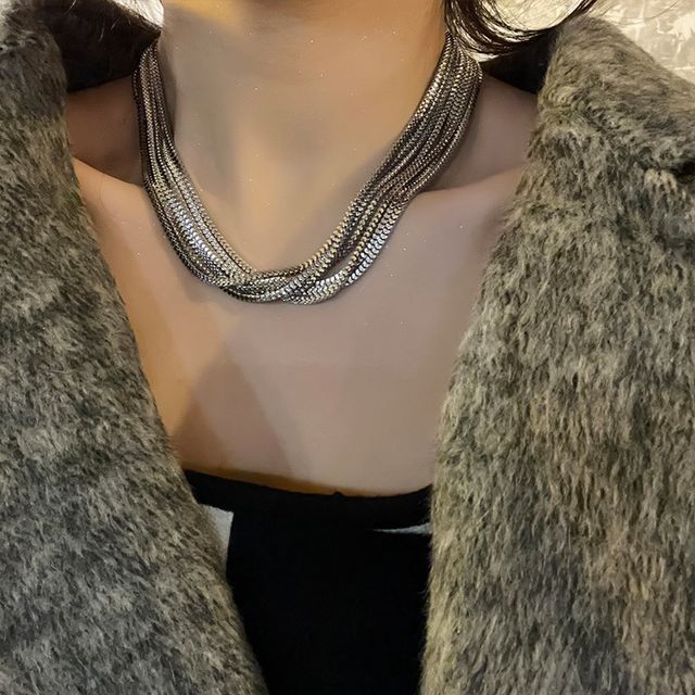 Jael-Layered Chain Necklace