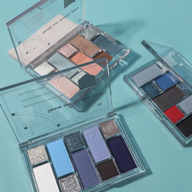 biya-Paleta de Sombras Casual Denim 10 Cores - 3 Tipos