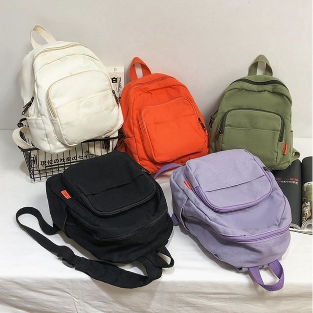 Melois-Couple Matching Plain Backpack