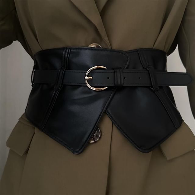 Rofuka-Buckled Corset Belt