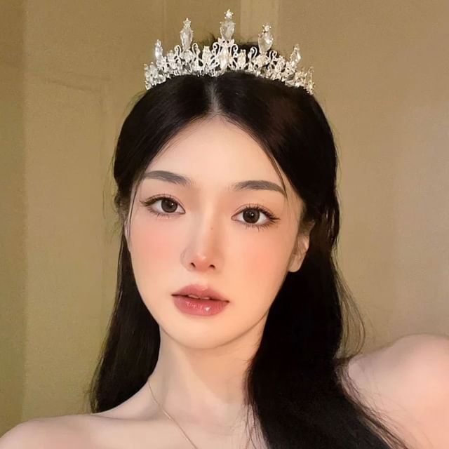 DREN-Rhinestone Tiara Headband