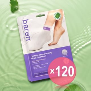 baren - Centella Deep Soothing Ritual Foot Mask 1 pair (x120) (Bulk Box)