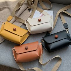 Road to Love - Faux Leather Crossbody Bag Road to Love - Faux Leather Crossbody Bag