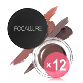 FOCALLURE - Eyebrow cream - 5 Colors (x12) (Bulk Box)