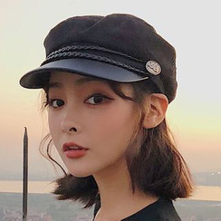 Oktokki - Casquette gavroche en velours Oktokki - Casquette gavroche en velours