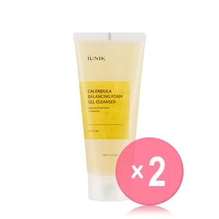 iUNIK - Calendula Balancing Foam Gel Cleanser 2pcs Bundle Set
