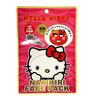 ASUNAROSYA - Sanrio Hello Kitty Narikiri Face Pack Aka Oni