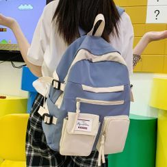 HOVERUP - Two-Tone Zip Backpack HOVERUP - Two-Tone Zip Backpack