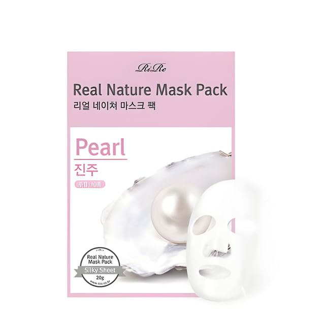 RiRe - Real Nature Mask Pack (Pearl) 1pc | YesStyle