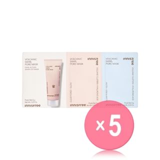 innisfree - Volcanic Swirl Pore Mask Sachet  5pcs Bundle Set
