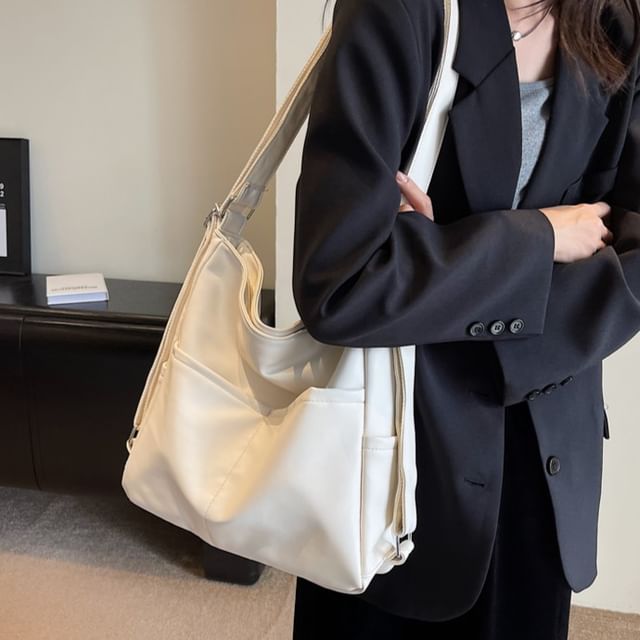 KOCORE-Faux Leather Crossbody Bag