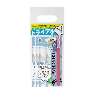 Okuchi - Whitening Liquid Toothpaste & CHA-CHAtto Toothbrush Set