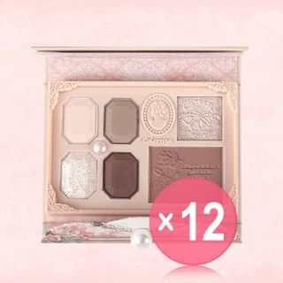 COLORROSE - Pearl Embossed Western Antique Makeup Palette - 2 Types (x12) (Bulk Box)