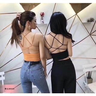 Croix-Camisole-Oberteil mit eingesetztem BH-Pad