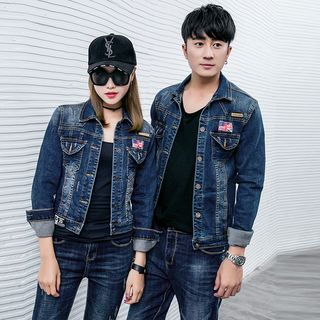 Denimot - Couple Matching Denim Jacket 