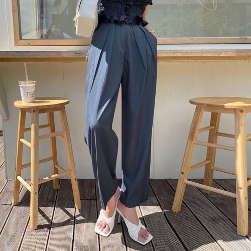 DABAGIRL - High-Rise Baggy Dress Pants | YesStyle