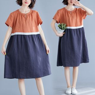 block shift dress