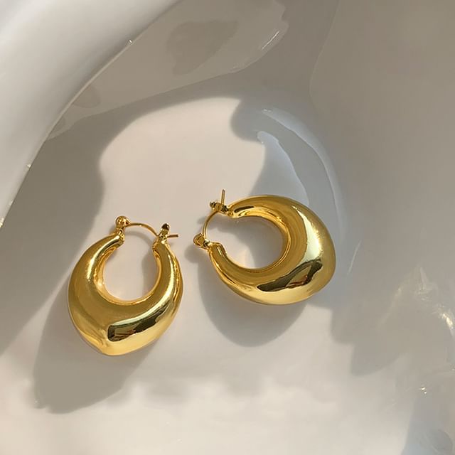 Kamuel-Chunky Hoop Earring