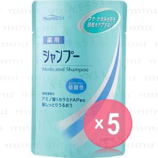 KUMANO COSME - Pharmaact Shampoo Weak Acidity 5pcs Bundle Set